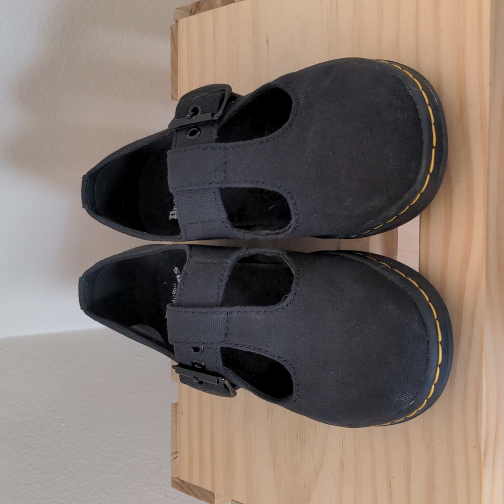 Dr. Martens Mary Jane black flats